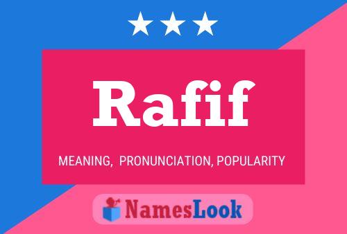 Постер имени Rafif