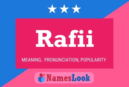 Постер имени Rafii