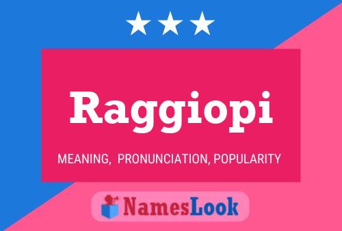 Постер имени Raggiopi