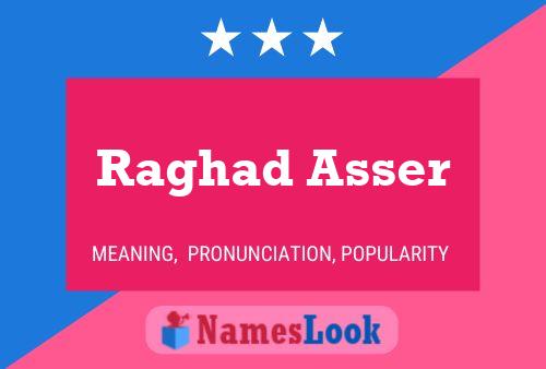 Постер имени Raghad Asser