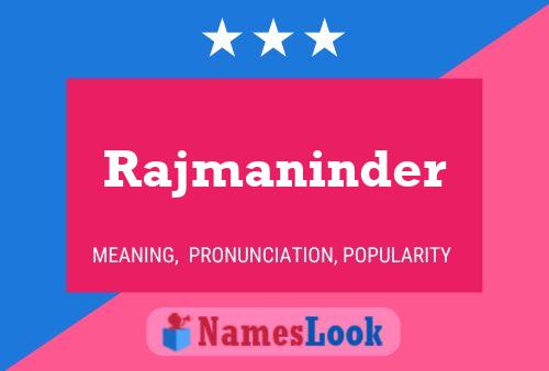 Постер имени Rajmaninder