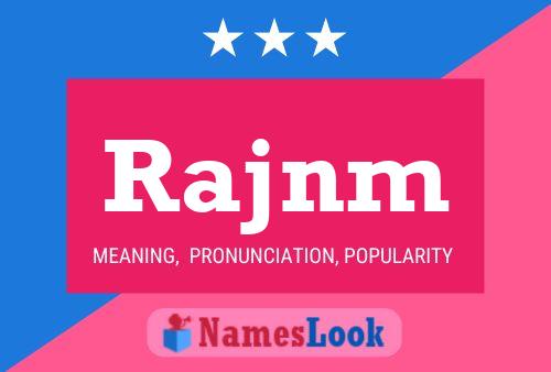 Постер имени Rajnm