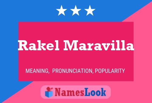 Постер имени Rakel Maravilla