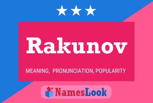 Постер имени Rakunov