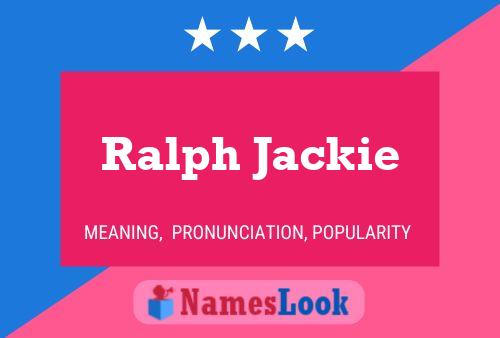 Постер имени Ralph Jackie