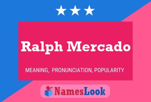 Постер имени Ralph Mercado