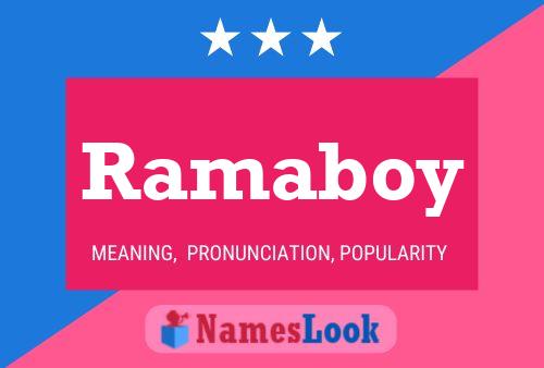 Постер имени Ramaboy