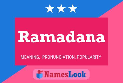 Постер имени Ramadana