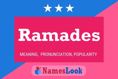 Постер имени Ramades