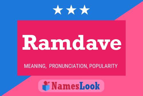 Постер имени Ramdave