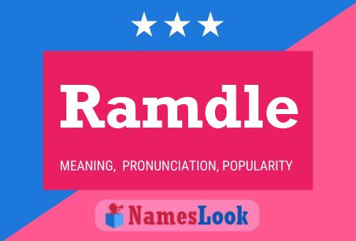 Постер имени Ramdle