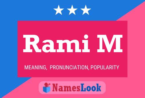 Постер имени Rami M