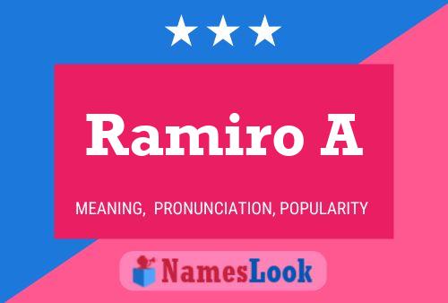 Постер имени Ramiro A