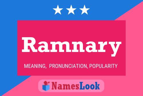 Постер имени Ramnary