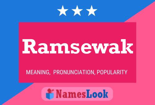 Постер имени Ramsewak