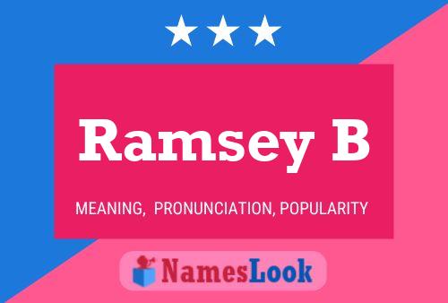 Постер имени Ramsey B