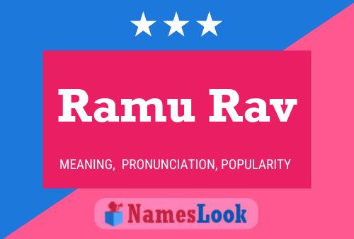 Постер имени Ramu Rav