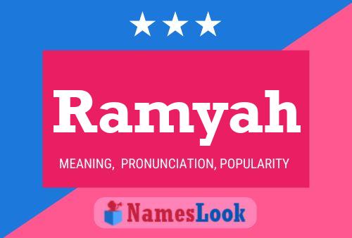 Постер имени Ramyah