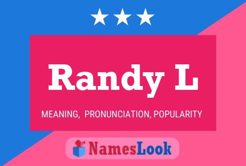 Постер имени Randy L