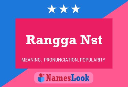 Постер имени Rangga Nst