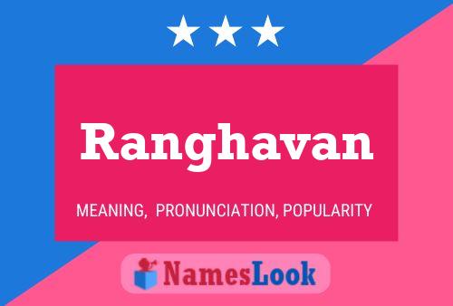 Постер имени Ranghavan