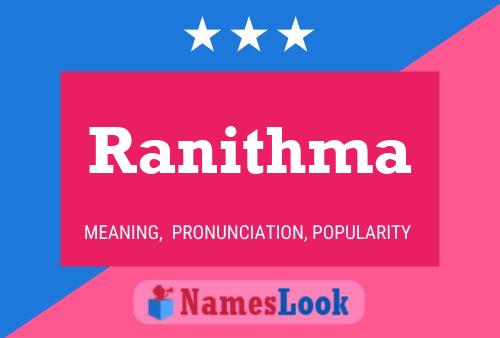 Постер имени Ranithma