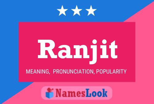 Постер имени Ranjit