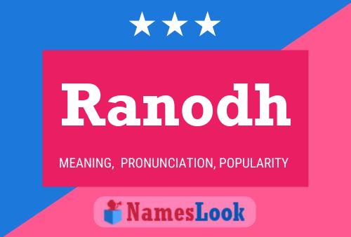 Постер имени Ranodh