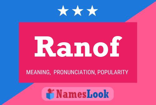 Постер имени Ranof