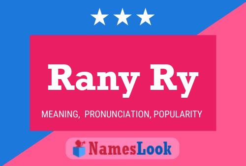 Постер имени Rany Ry