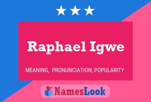 Постер имени Raphael Igwe