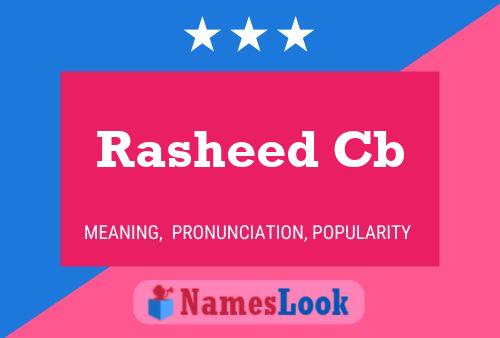 Постер имени Rasheed Cb