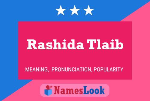 Постер имени Rashida Tlaib