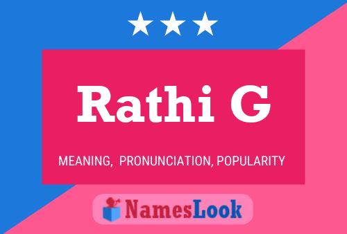 Постер имени Rathi G