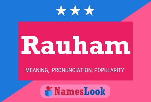 Постер имени Rauham