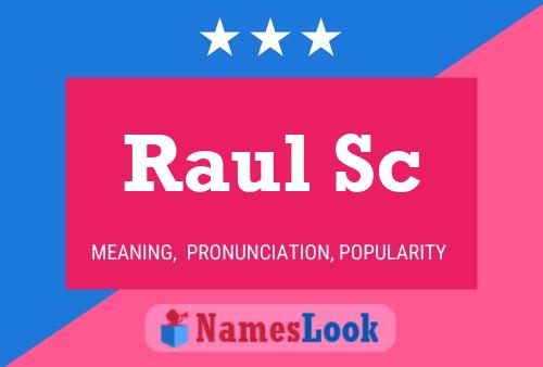 Постер имени Raul Sc