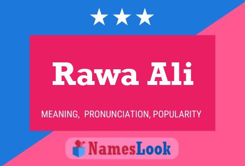 Постер имени Rawa Ali