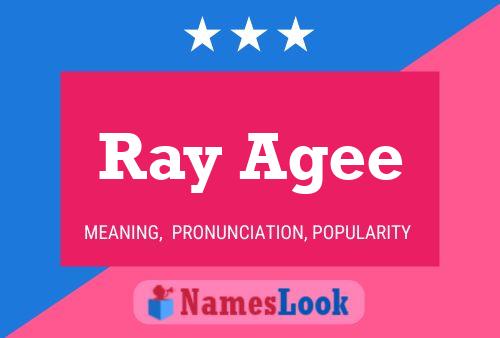 Постер имени Ray Agee