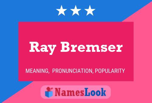 Постер имени Ray Bremser