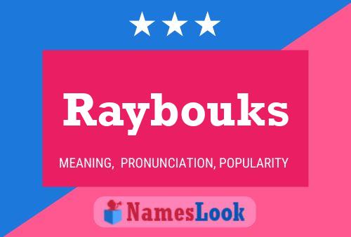 Постер имени Raybouks