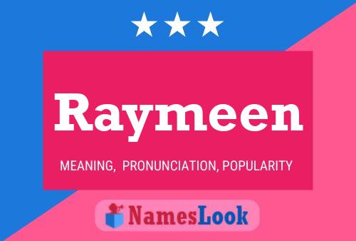 Постер имени Raymeen