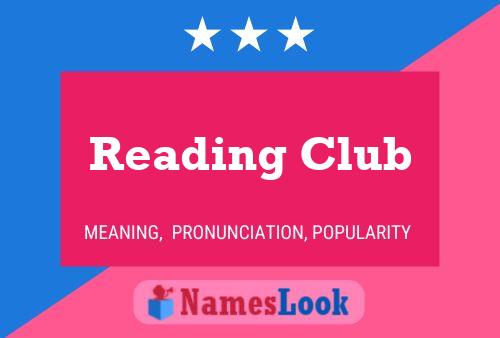 Постер имени Reading Club