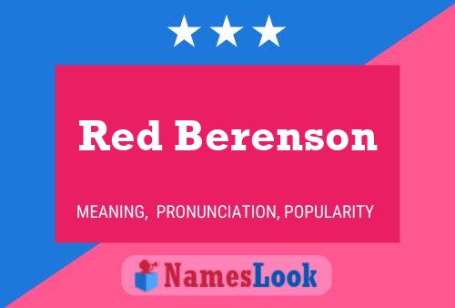 Постер имени Red Berenson