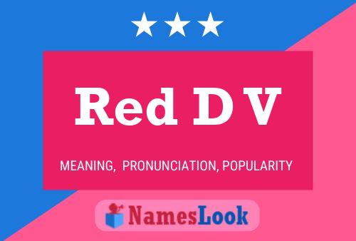 Постер имени Red D V