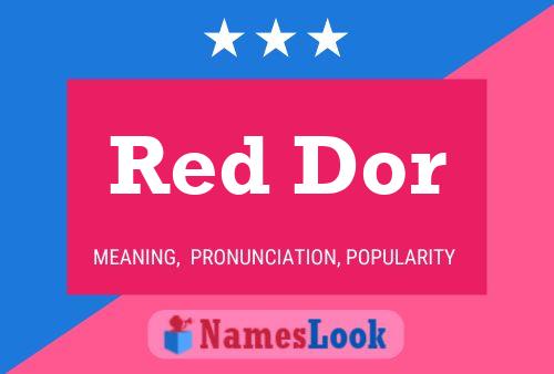 Постер имени Red Dor