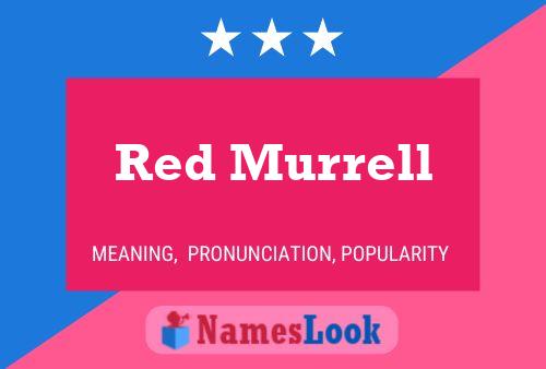 Постер имени Red Murrell