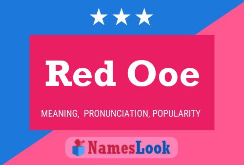 Постер имени Red Ooe