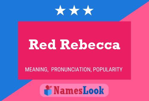 Постер имени Red Rebecca