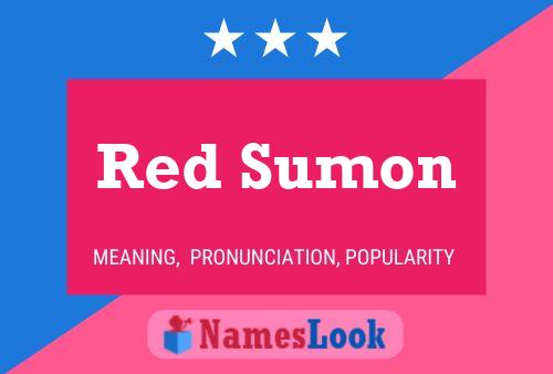 Постер имени Red Sumon