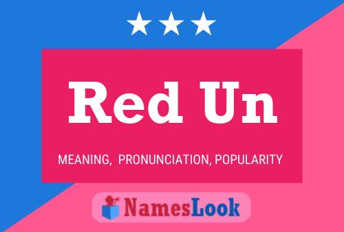 Постер имени Red Un